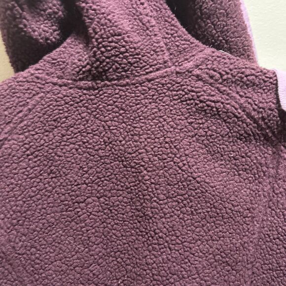 BERGANS OF NORWAY Hadsel Lady Jacket Coat Women's XS Fleece Hooded Purple Zip Up - Picture 16 of 16